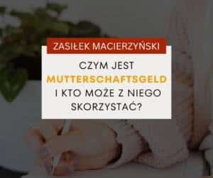 Zasiłek macierzyński (Mutterschaftsgeld) w Niemczech 